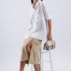 Tunks Pure Cotton Shirt 'White'