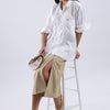 Tunks Pure Cotton Shirt 'White'