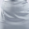 Satin Double Slit Skirt
