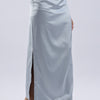 Satin Double Slit Skirt