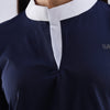 White Mandarin Polo T-Shirt