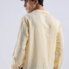 Flowy V Neck wind Shirt 'Yellow'