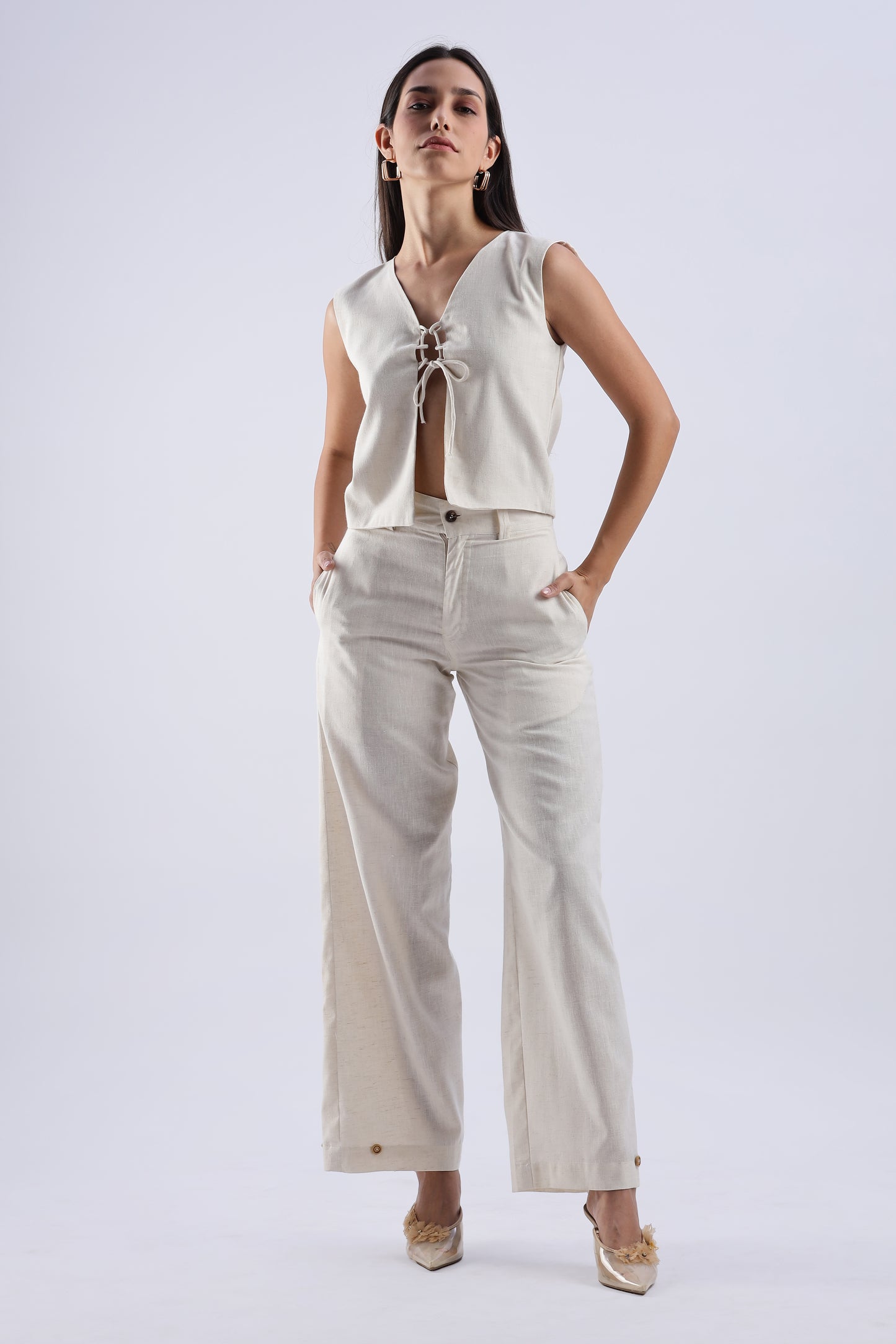 Sleeveless Rope Co-Ord Set