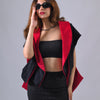 Infinity Circle Jacket - Circular Pattern 'Black-Red'