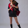 Infinity Circle Jacket - Circular Pattern 'Black-Red'
