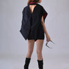 Infinity Circle Jacket - Circular Pattern 'Black-Red'