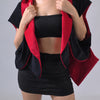 Infinity Circle Jacket - Circular Pattern 'Black-Red'