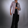 Cool Grey Panel Shirt