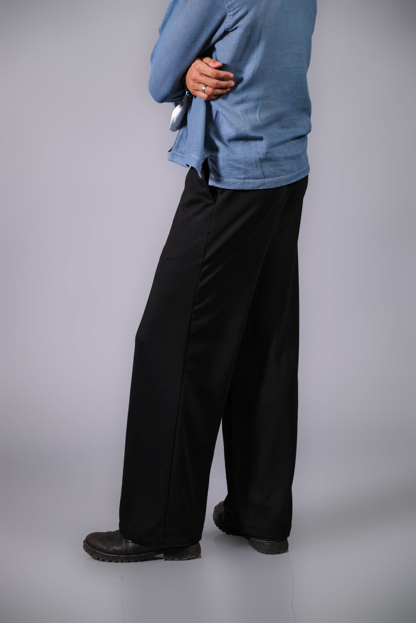 Lycra Joggers -  'Black' ( Korean fit )