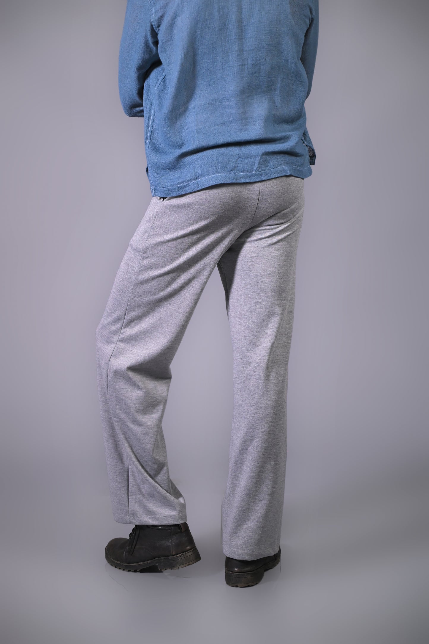 Lycra Joggers - 'Grey' ( Korean fit )