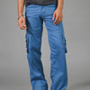 Thin Cargo - Wide Leg Cargo 'Blue'
