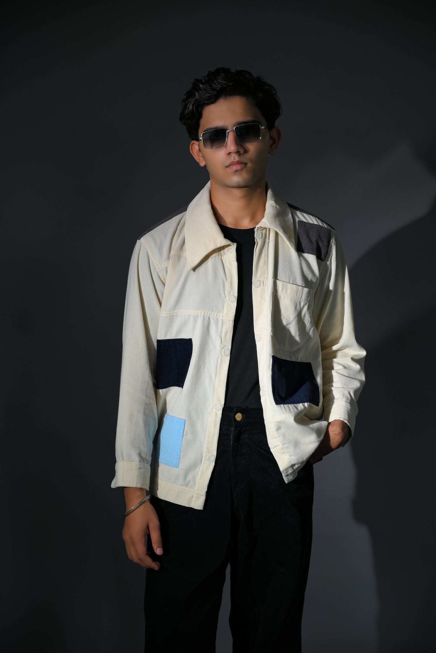 Magnet Patch Corduroy Jacket