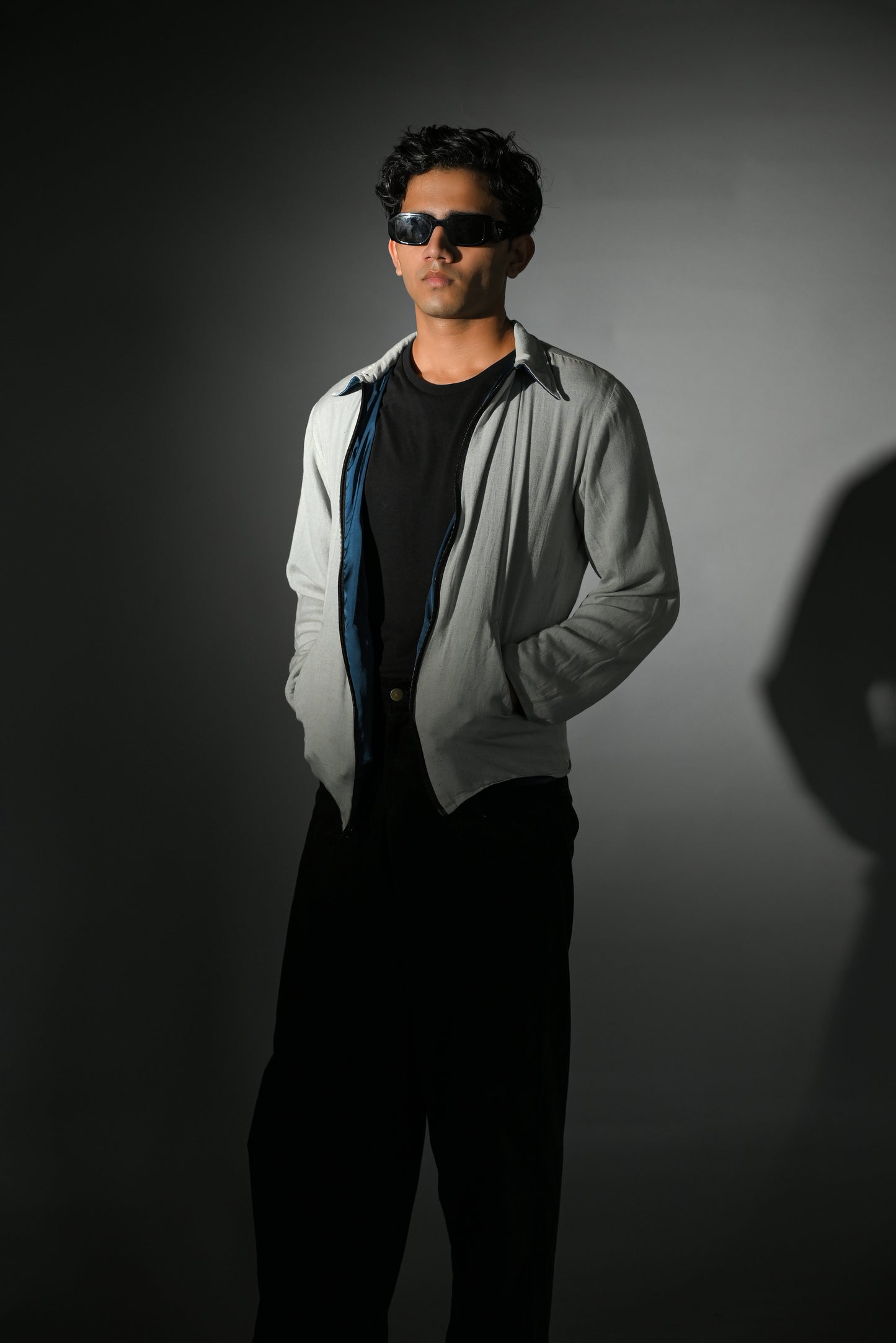 Reversible Satin Rayon Jacket